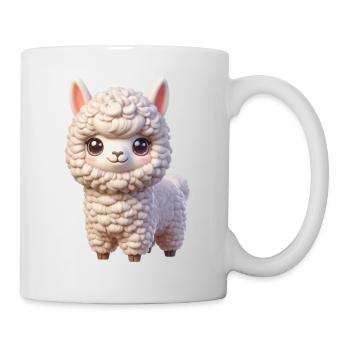Alpaka 3 - Tasse - Weiß - Rechts