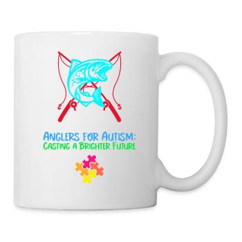 Pêcheurs pour l’autisme : un avenir meilleur - Mug blanc - blanc - Droite