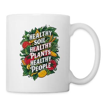 Sol sain - Plantes saines - Personnes en santé #2 - Mug blanc - blanc - Droite