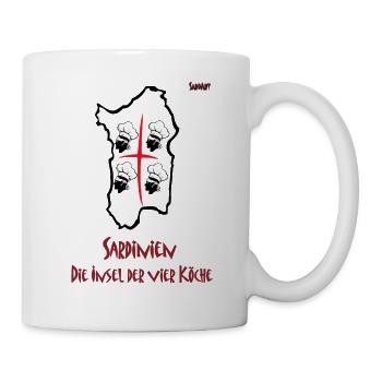 Sardinia - The Island of the Four Chefs - Mug - white - Right
