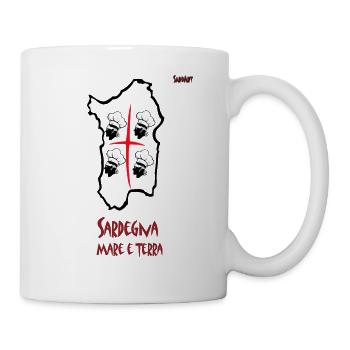 Sardegna - Mare e Terra - Mug - white - Right