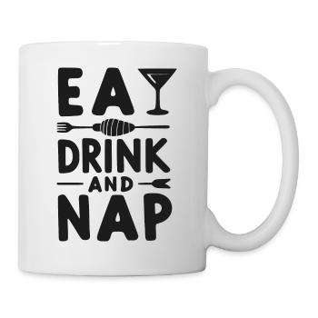 Eat Drink and Nap - Mug - white - Right