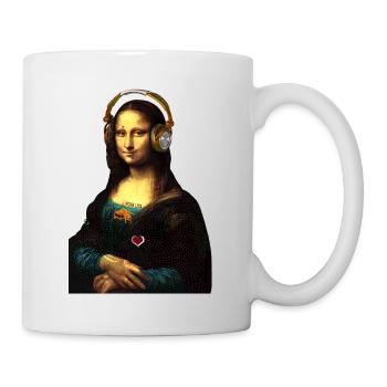 Mona Lisa - Tasse - Weiß - Rechts