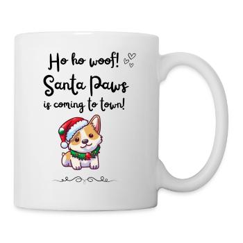 Santa Paws - christmas dog - Mug - white - Right