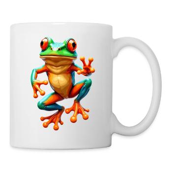 Ästhetischer Frosch Frösche für einen Frosch - Tasse - Weiß - Rechts