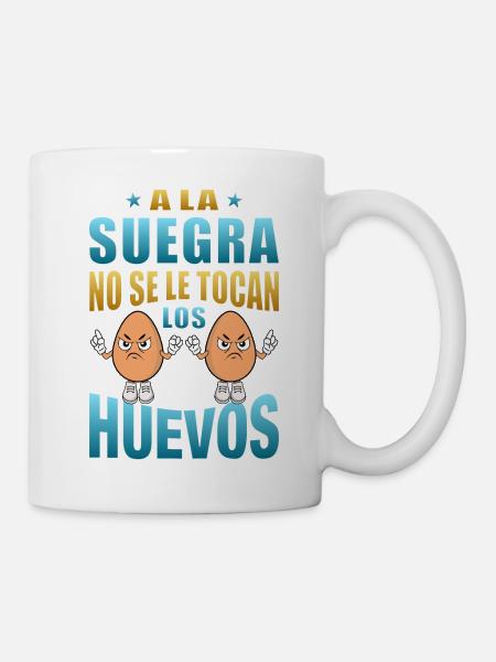 The mother-in-law does not touch her balls - Mug - white