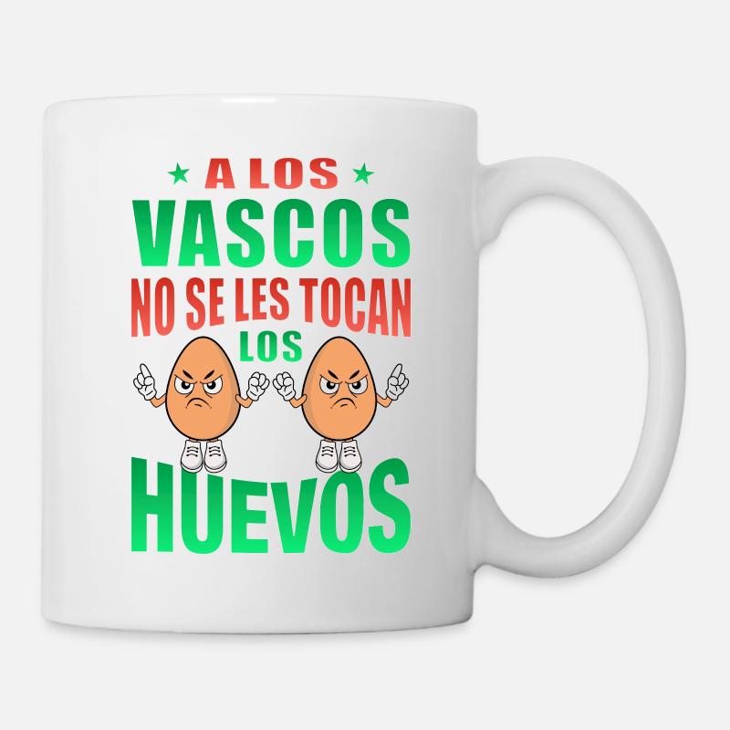 The Basques don't touch their eggs - Mug - white
