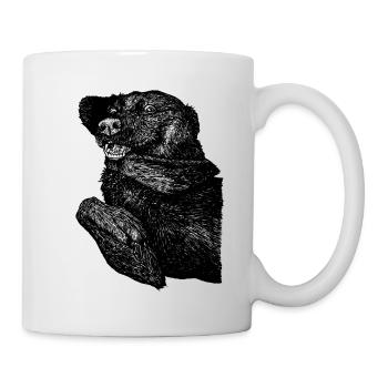 Funny Labrador (Crazy) - Mug - white - Right
