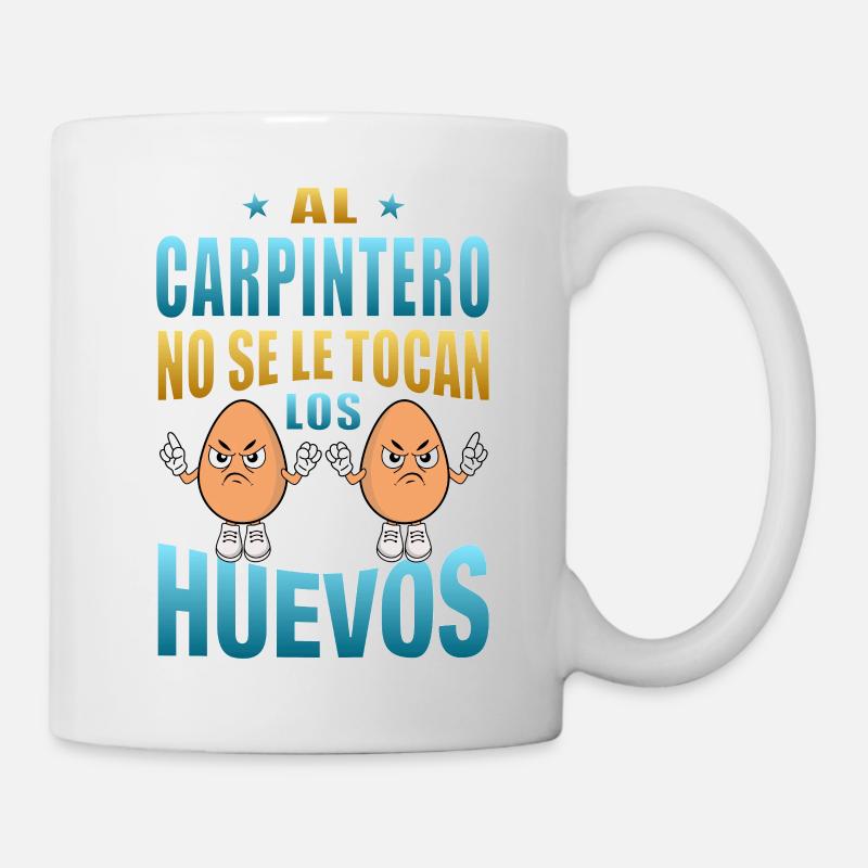 Die Eier des Spechts werden nicht angerührt - Tasse - Weiß