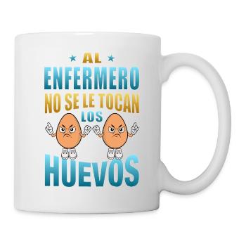Les couilles de l’infirmière ne sont pas touchées - Mug blanc - blanc - Droite