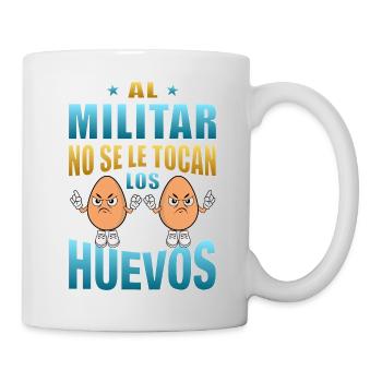The soldier does not touch his balls - Mug - white - Right