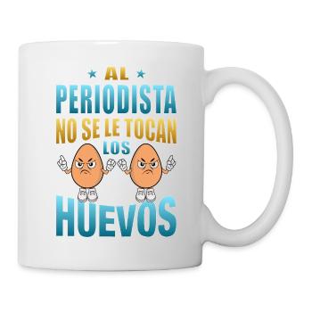 The journalist does not touch his balls - Mug - white - Right