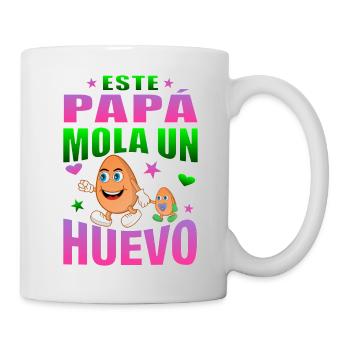 Ce papa berce un œuf - Mug blanc - blanc - Droite