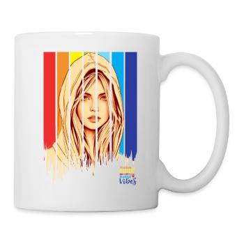 Positive, positive mind vibes life - Mug - white - Right