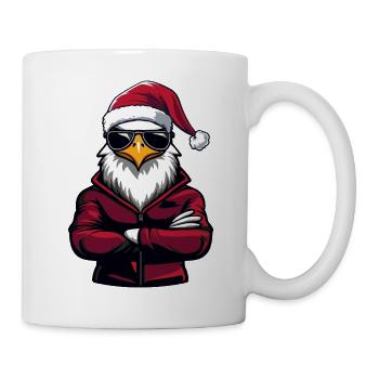 adler santa - Tasse - Weiß - Rechts
