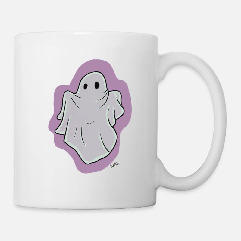 Boo! - Tasse - Weiß