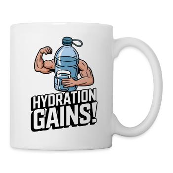 Hydration Gains! - Mug - white - Right
