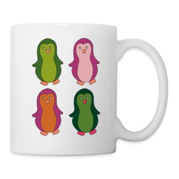 Penguins colorful - Mug - white - Right