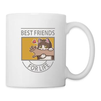 Nekomori Bestfriends - Tasse - Weiß - Rechts