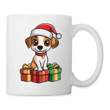Jack Russel Terrier Dog Christmas Gifts - Mug - white - Right