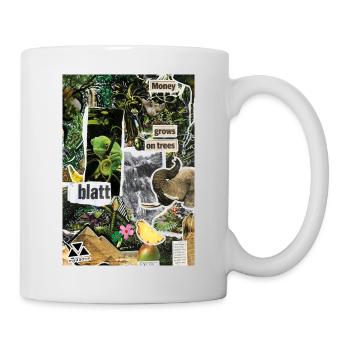 Money Grows on Trees Collage - Mug - white - Right