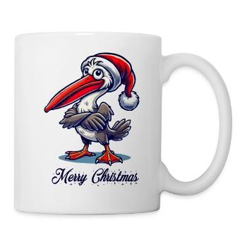 Pelikan Weihnachten - Tasse - Weiß - Rechts