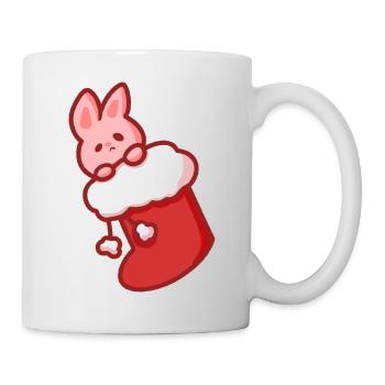 Christmas Bunny - Tasse - Weiß - Rechts