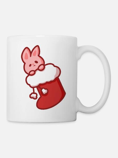 Christmas Bunny - Tasse - Weiß