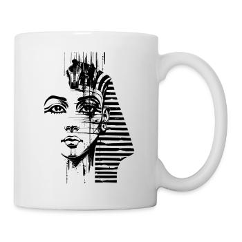 Pharaon Égypte Femmes Ancienne Pyramide Pharaon Égypte - Mug blanc - blanc - Droite