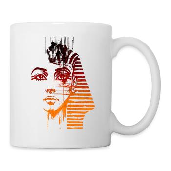 Pharaon Égypte Femmes Ancienne Pyramide Pharaon Égypte - Mug blanc - blanc - Droite
