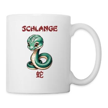 Serpent - Astrologie Chinoise - Mug blanc - blanc - Droite