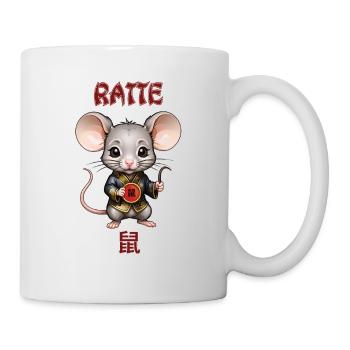 Rat - Zodiaque Chinois - Astrologie - Mug blanc - blanc - Droite