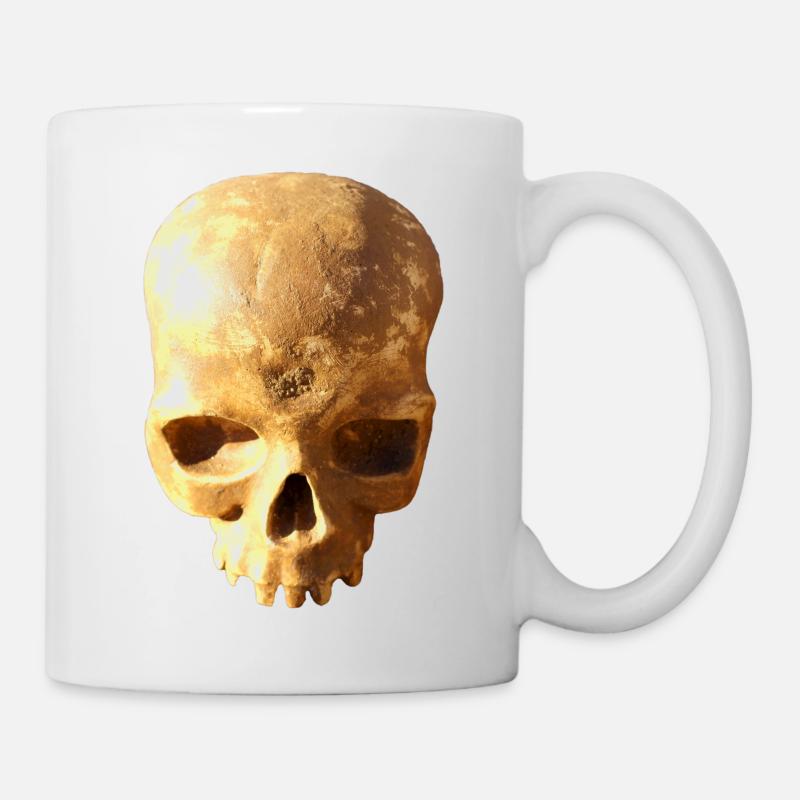 Skull background - Mug - white