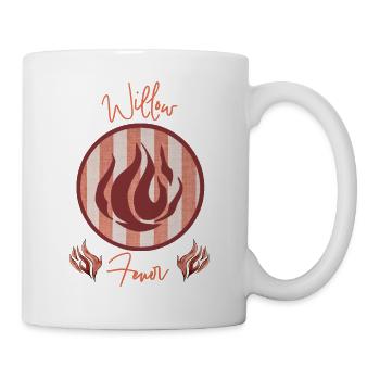 "Ein Mädchen Namens Willow" Feuer Element Willow - Tasse - Weiß - Rechts