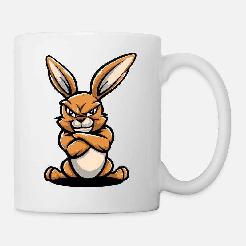Bande dessinée Bunny - Mug blanc - blanc