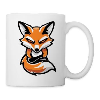 Fuchs Comic - Tasse - Weiß - Rechts