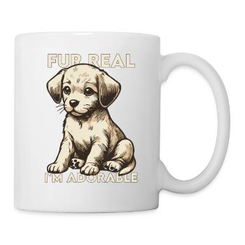 Pour de vrai - Mug blanc - blanc - Droite