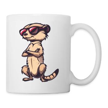 Animal suricate - Mug blanc - blanc - Droite