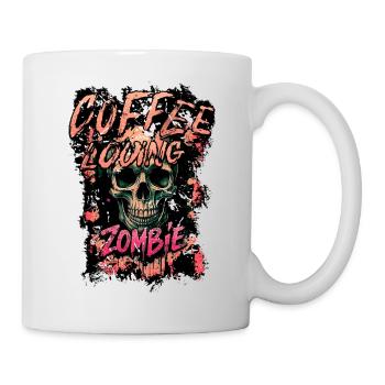 Coffee Loving Zombie - Mug - white - Right