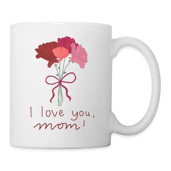 Je t'aime, maman! - Mug blanc - blanc - Droite