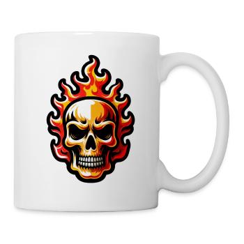 Flamenschädel - Tasse - Weiß - Rechts