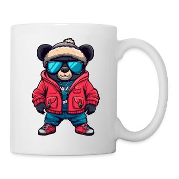 Bear Cool Comic - Mug - white - Right
