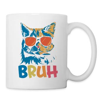 Bruh Cat - Mug - white - Right