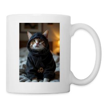 Ninja Cat - Mug - white - Right