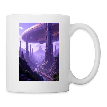 Image de science-fiction Alien Planet - Mug blanc - blanc - Droite