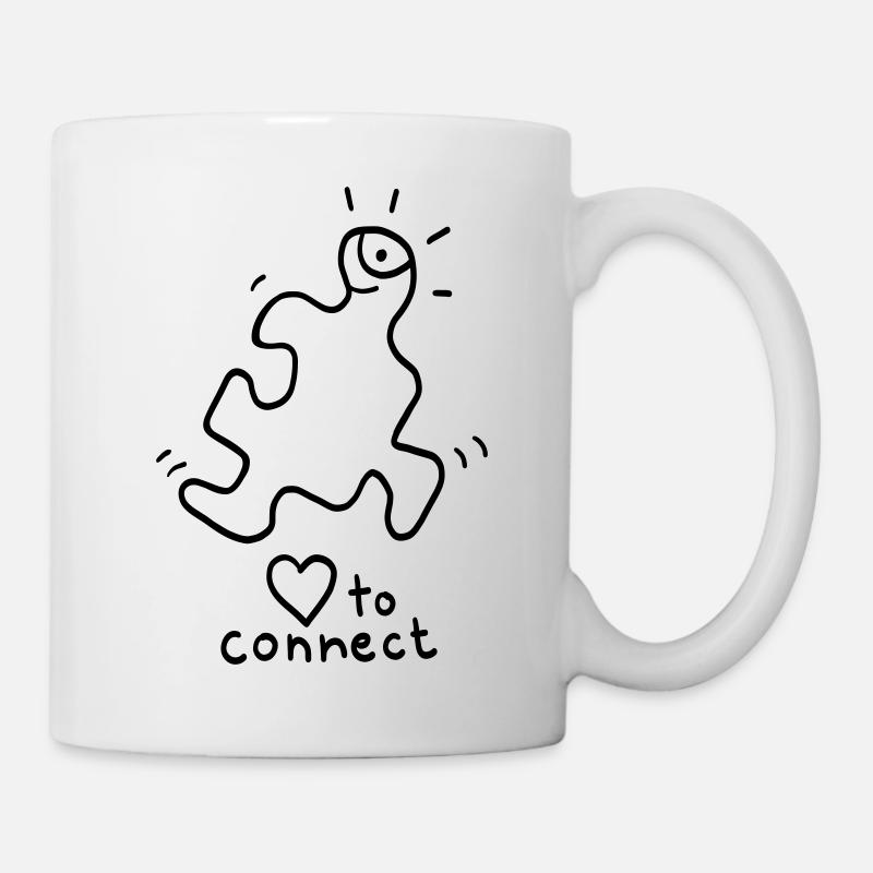 Puzzles - Mug blanc - blanc