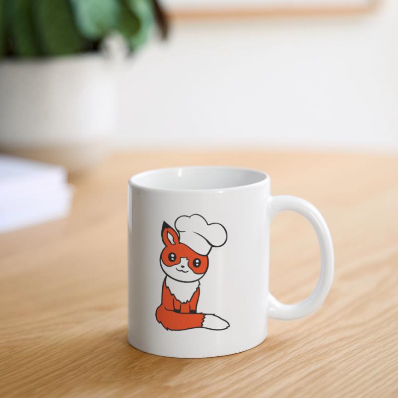 Fox Chef's Hat Chef Cooking Restaurant Kitchen Mug