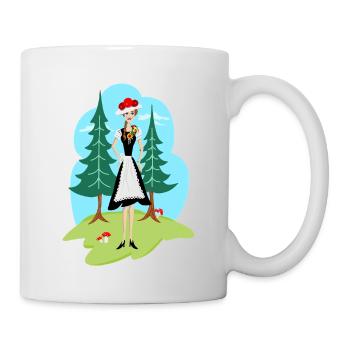 Black Forest Girl Girl - Mug - white - Right