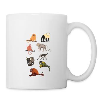 Types of Monkeys Monkeys of the World - Mug - white - Right