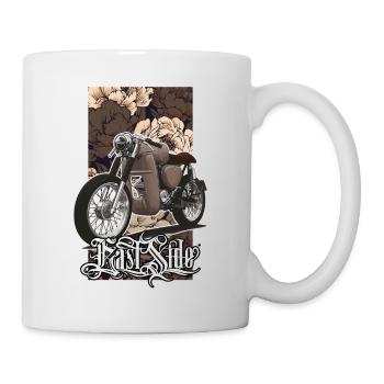 S51 (braun) // Illustration - Tasse - Weiß - Rechts